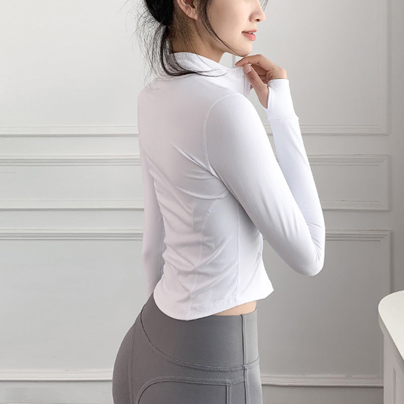 VYVAE Yoga Running Jacket White - Side