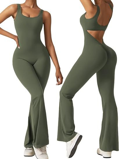 VYVAE Backless Jumpsuit Blue - Front