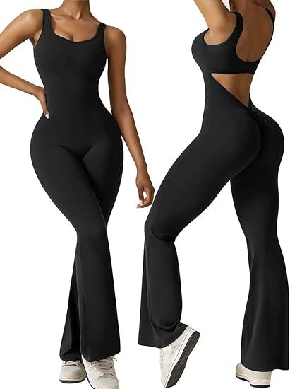 VYVAE Backless Jumpsuit Green - Walking