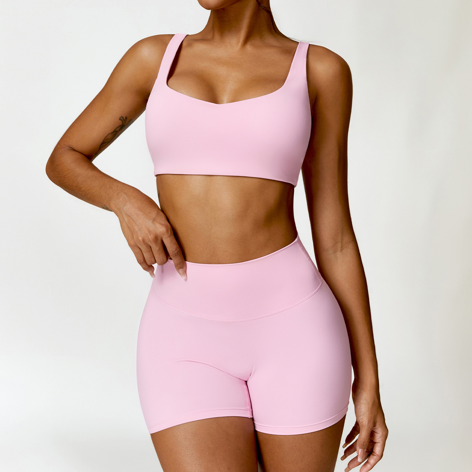 VYVAE Seamless Active Set Purple - Front