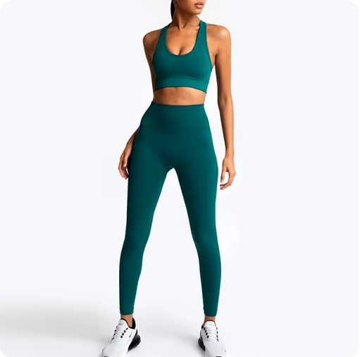 VYVAE Seamless Active Set Dark Blue - Front