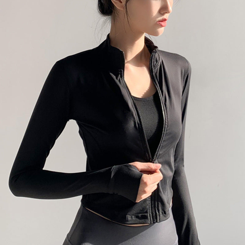VYVAE Yoga Running Jacket Sky Blue - Front