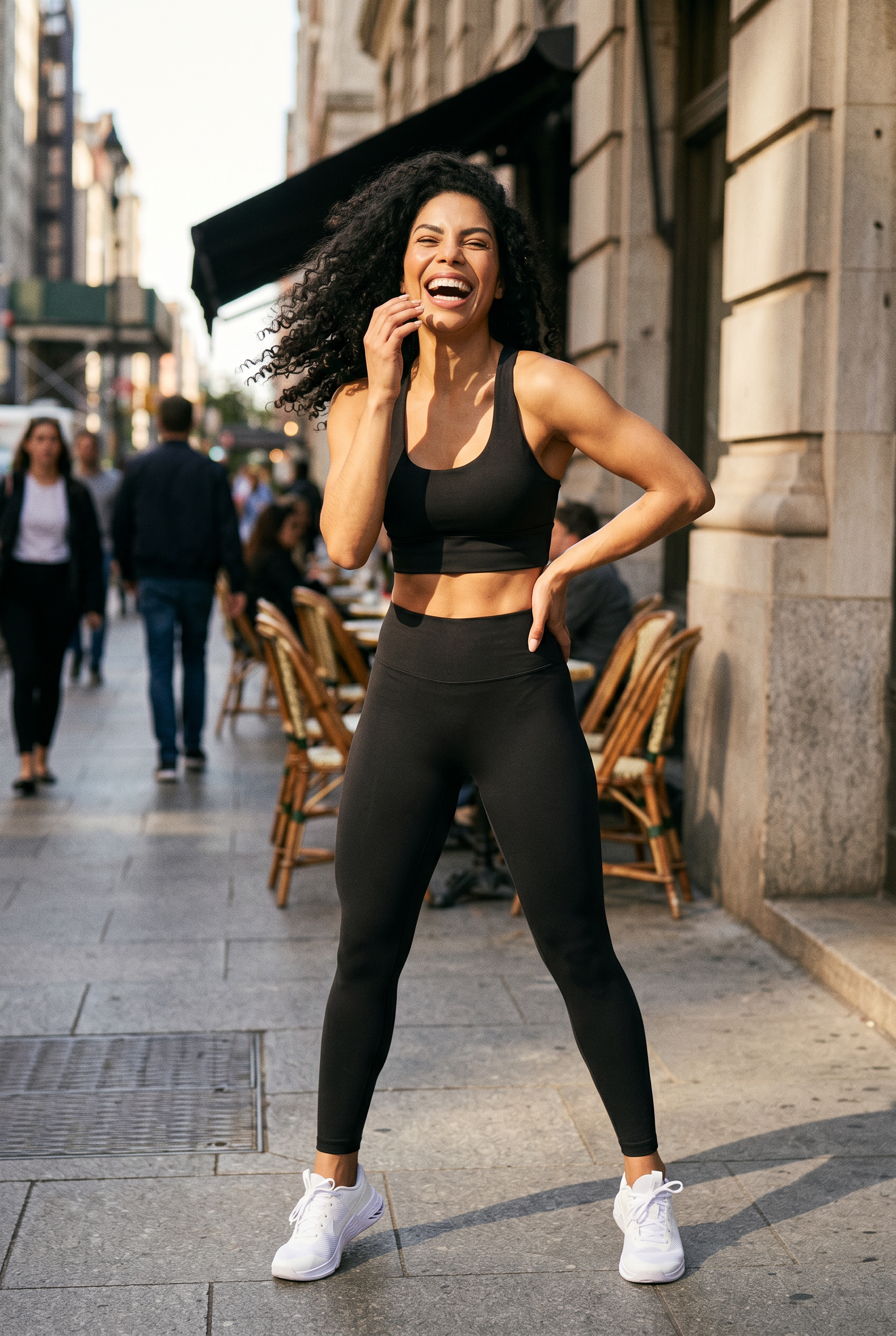 VYVAE Sexy Running Sports Bra Black - Studio