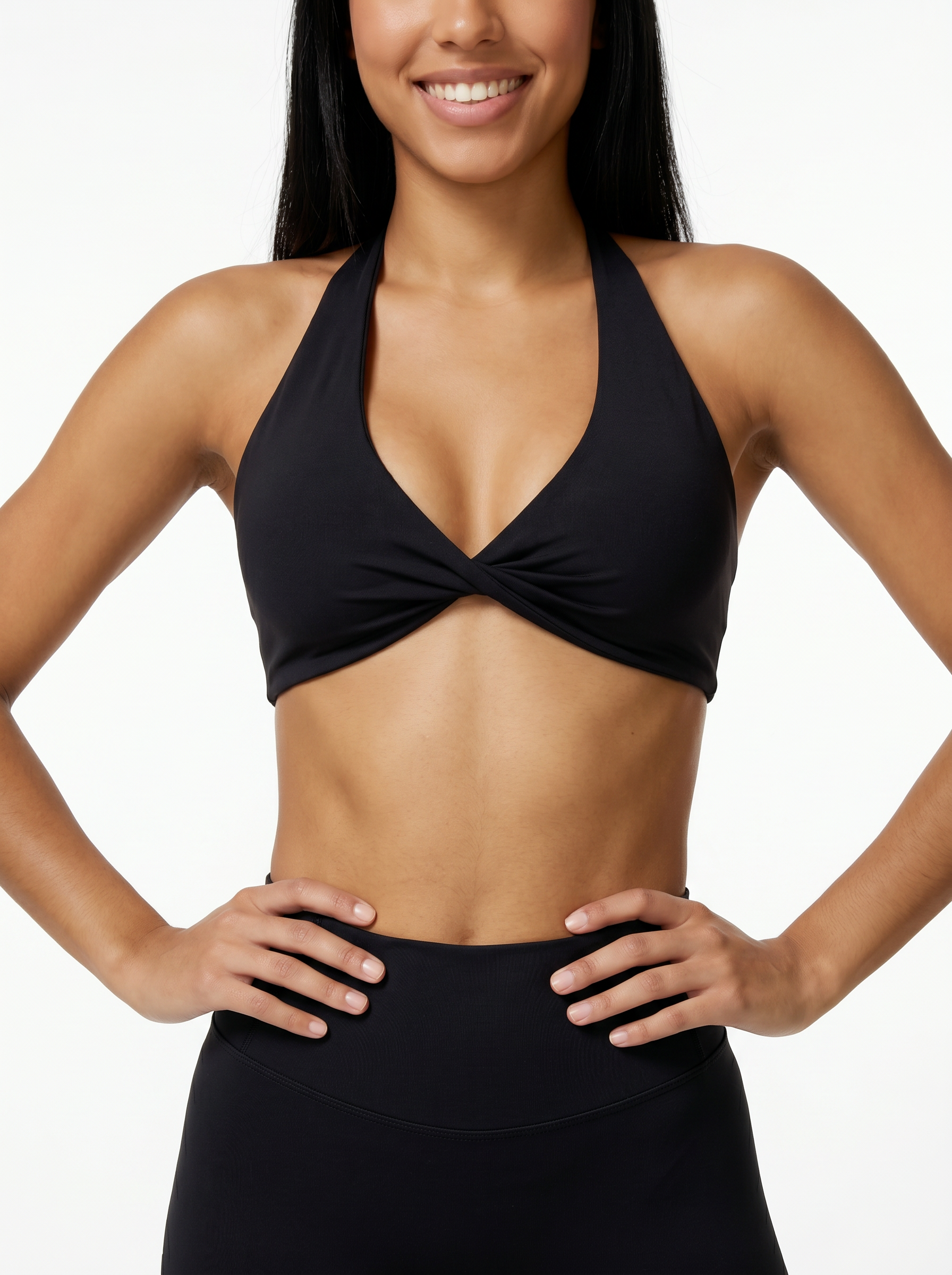 VYVAE Outdoor Yoga Bra Black - Side