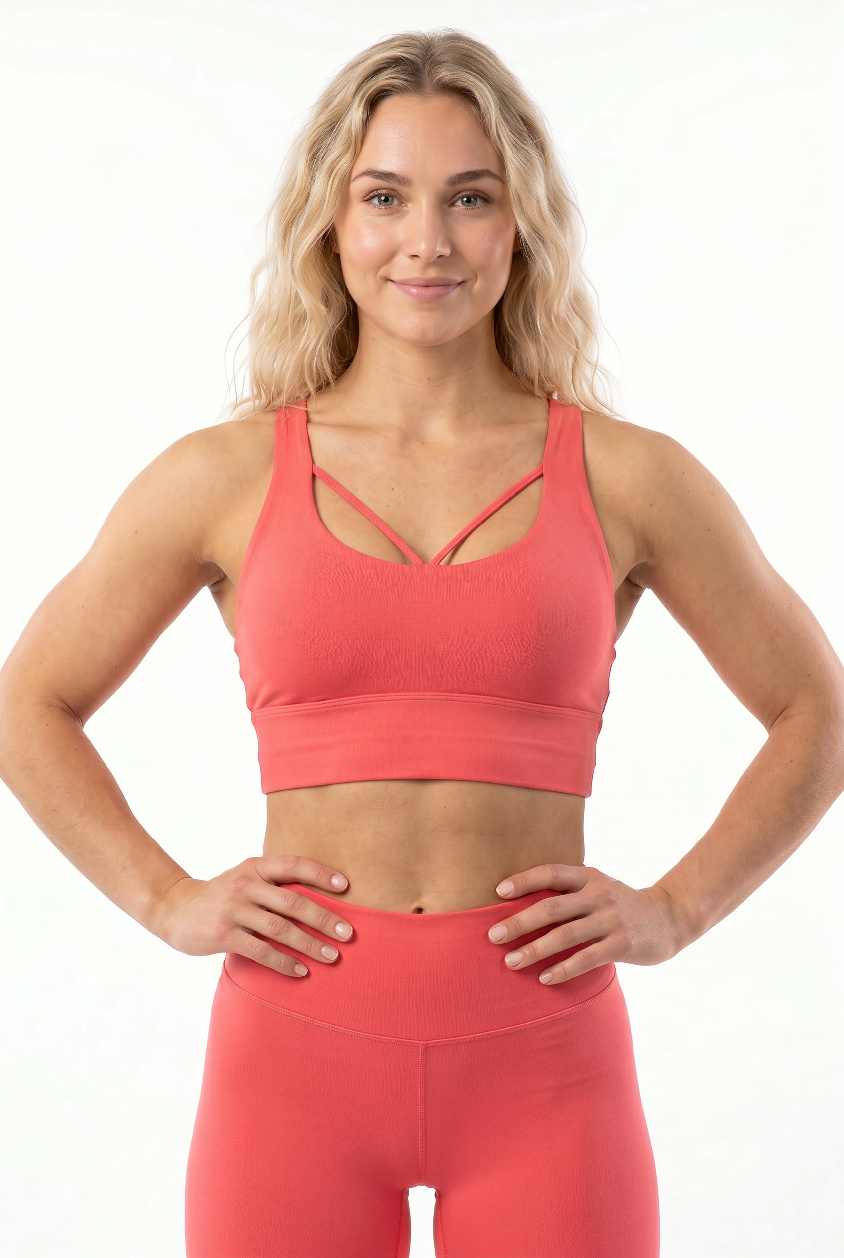VYVAE Breathable Yoga Vest Bra Pink - Candid