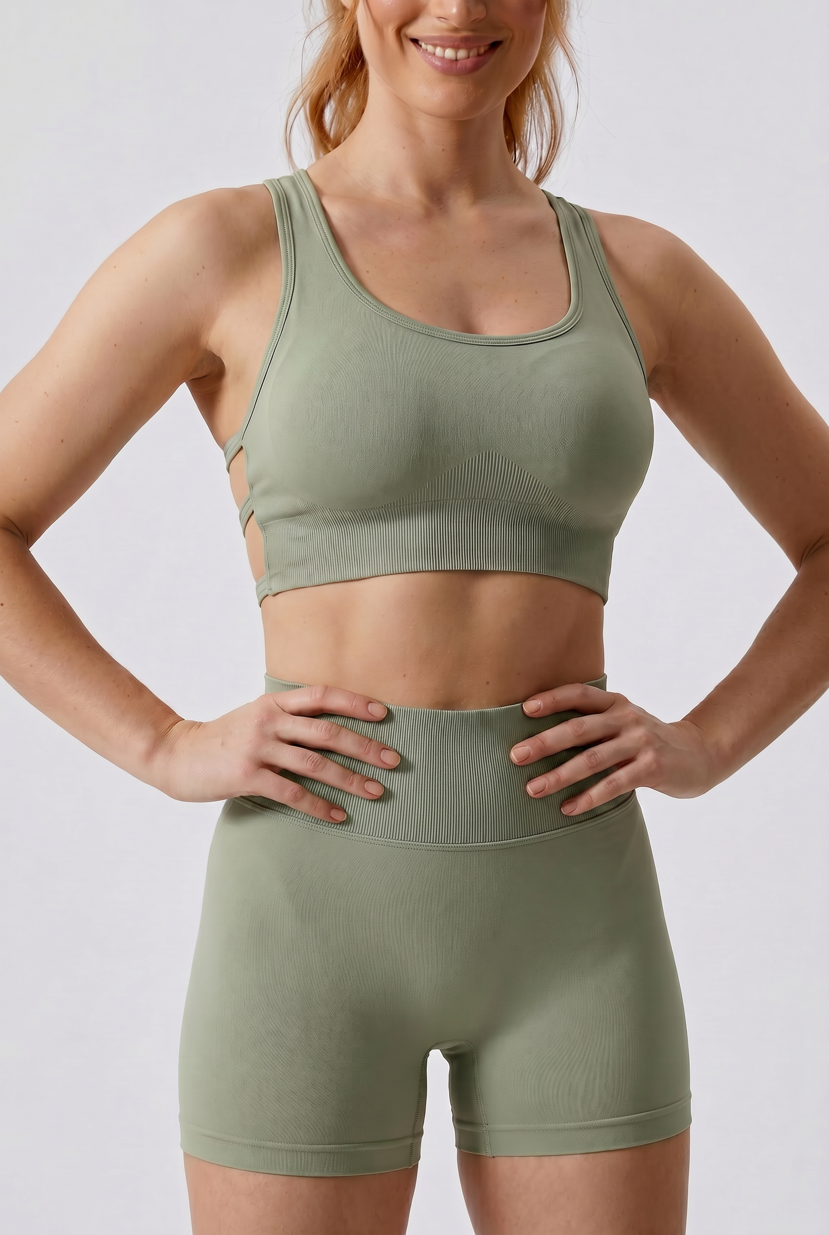 VYVAE Quick-Dry Sports Bra White - Studio