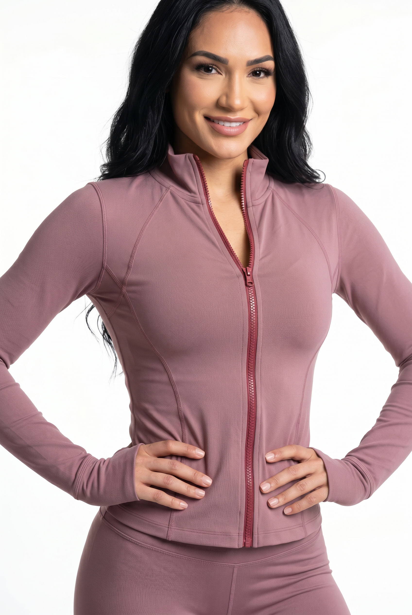 VYVAE Pocket Running Cardigan Purple - Back