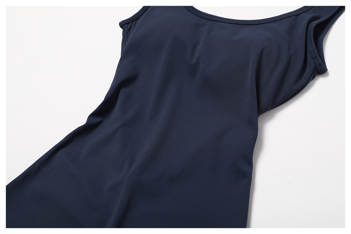 VYVAE Backless Jumpsuit Badge Blue - Side