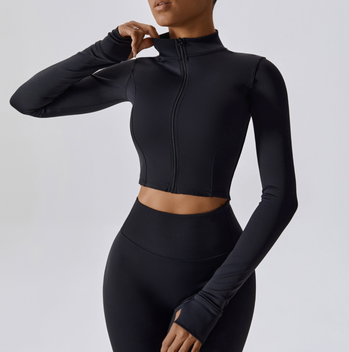 VYVAE Outdoor Running Jacket Black - Walking