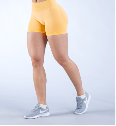 VYVAE Seamless Yoga Shorts Electric Blue - Back