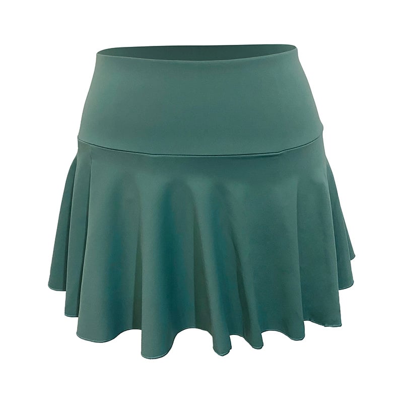 VYVAE Pleated Tennis Skirt Pink Purple - Back