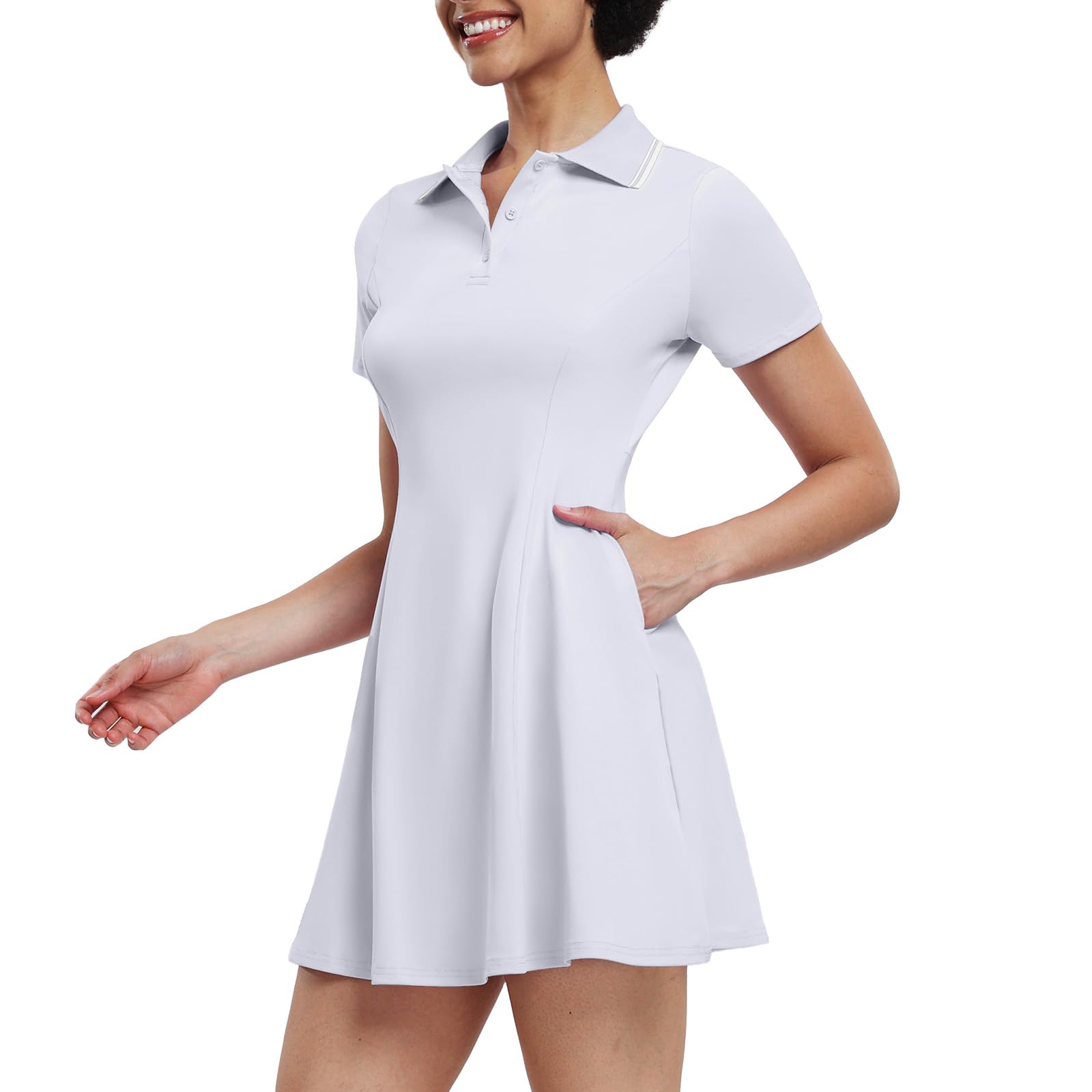 VYVAE Tennis Dress 01 White - Back