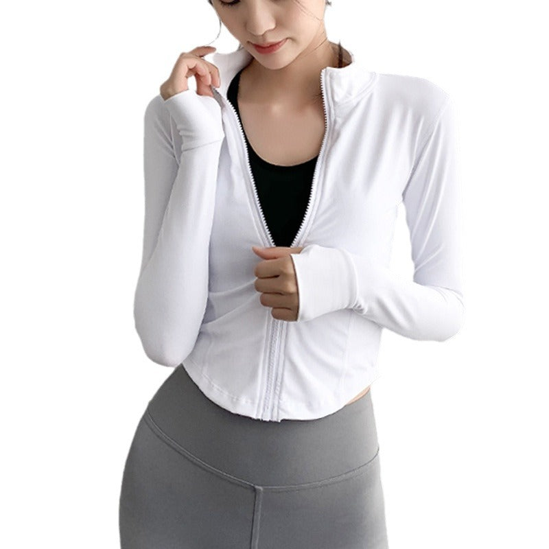 VYVAE Yoga Running Jacket Black - Front