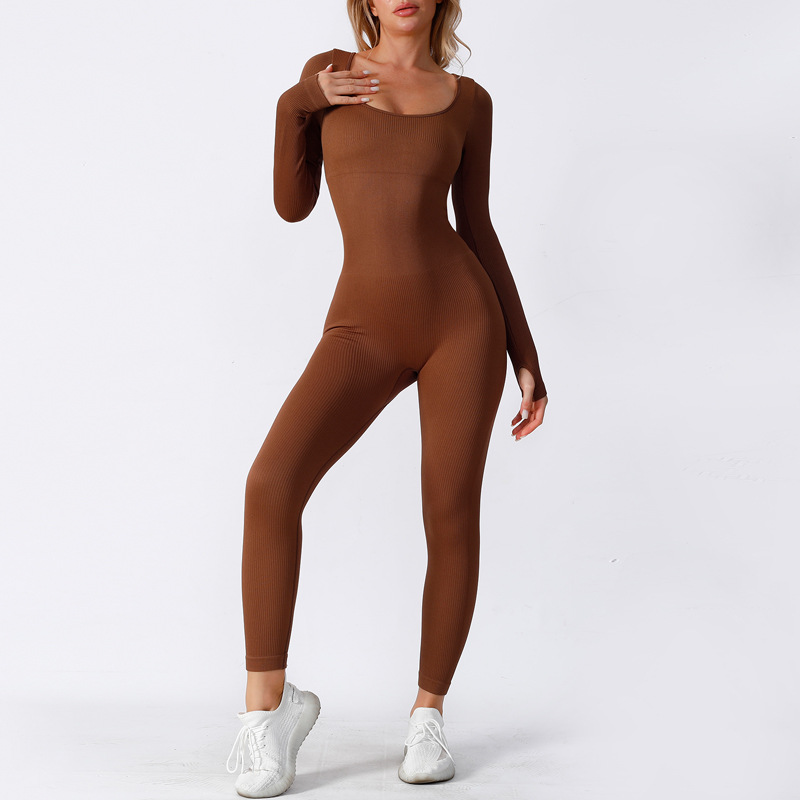 VYVAE Seamless Jumpsuit Single Layer Black - Back