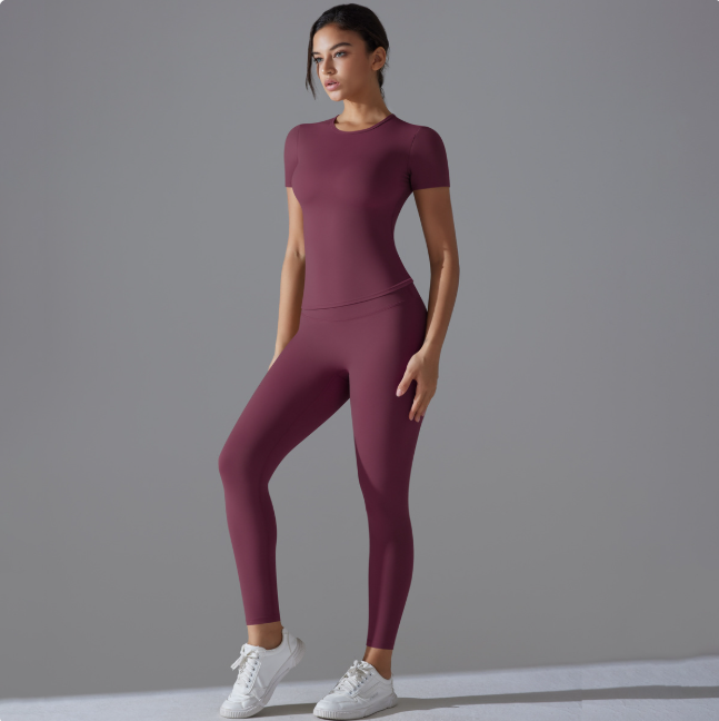 VYVAE Quick-Dry Yoga Set Dark Gray - Detail