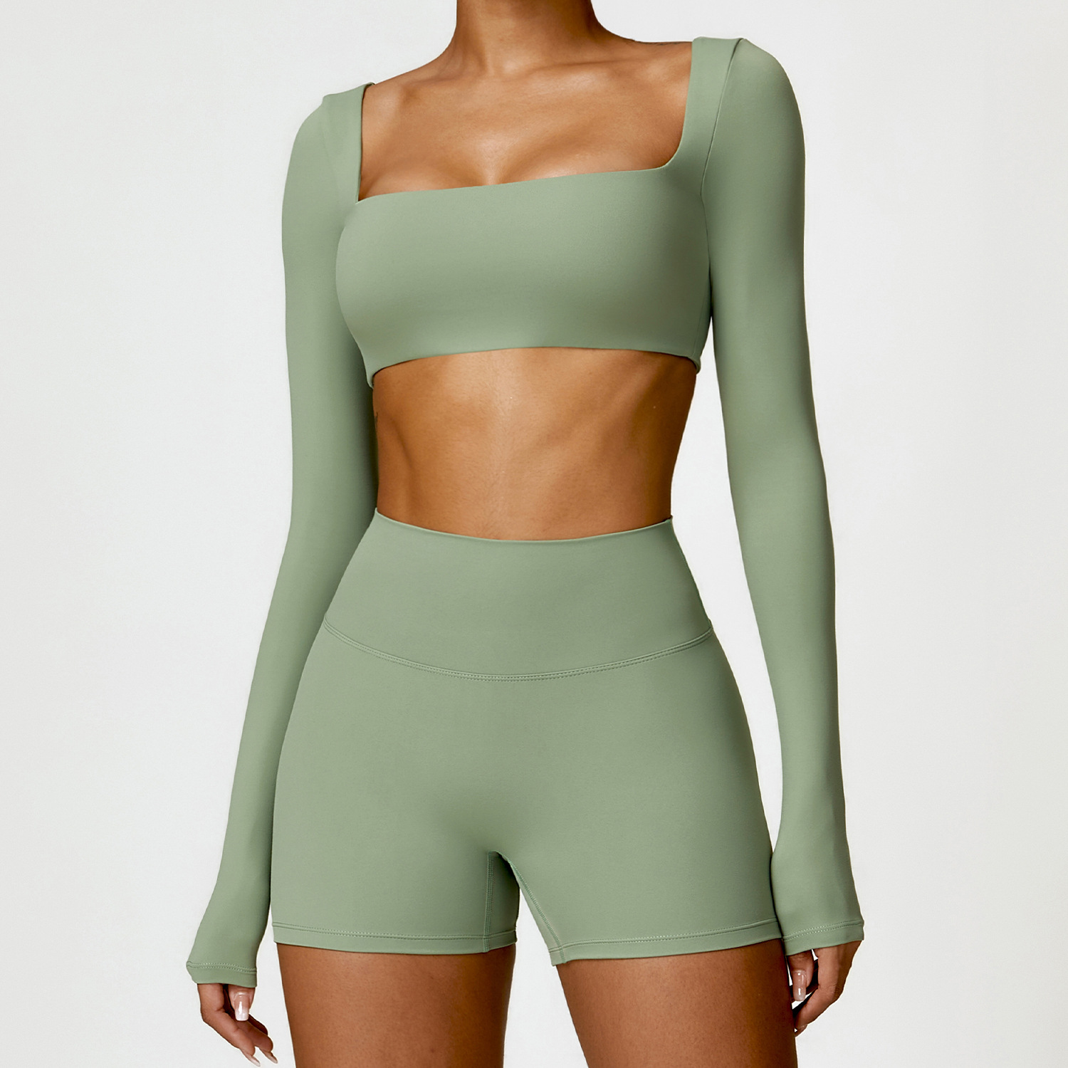 VYVAE Winter Nude Yoga Suit Navy Blue - Studio