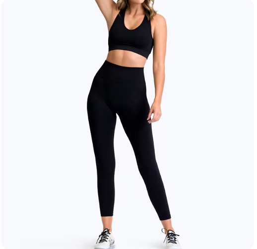 VYVAE Seamless Active Set Black - Candid