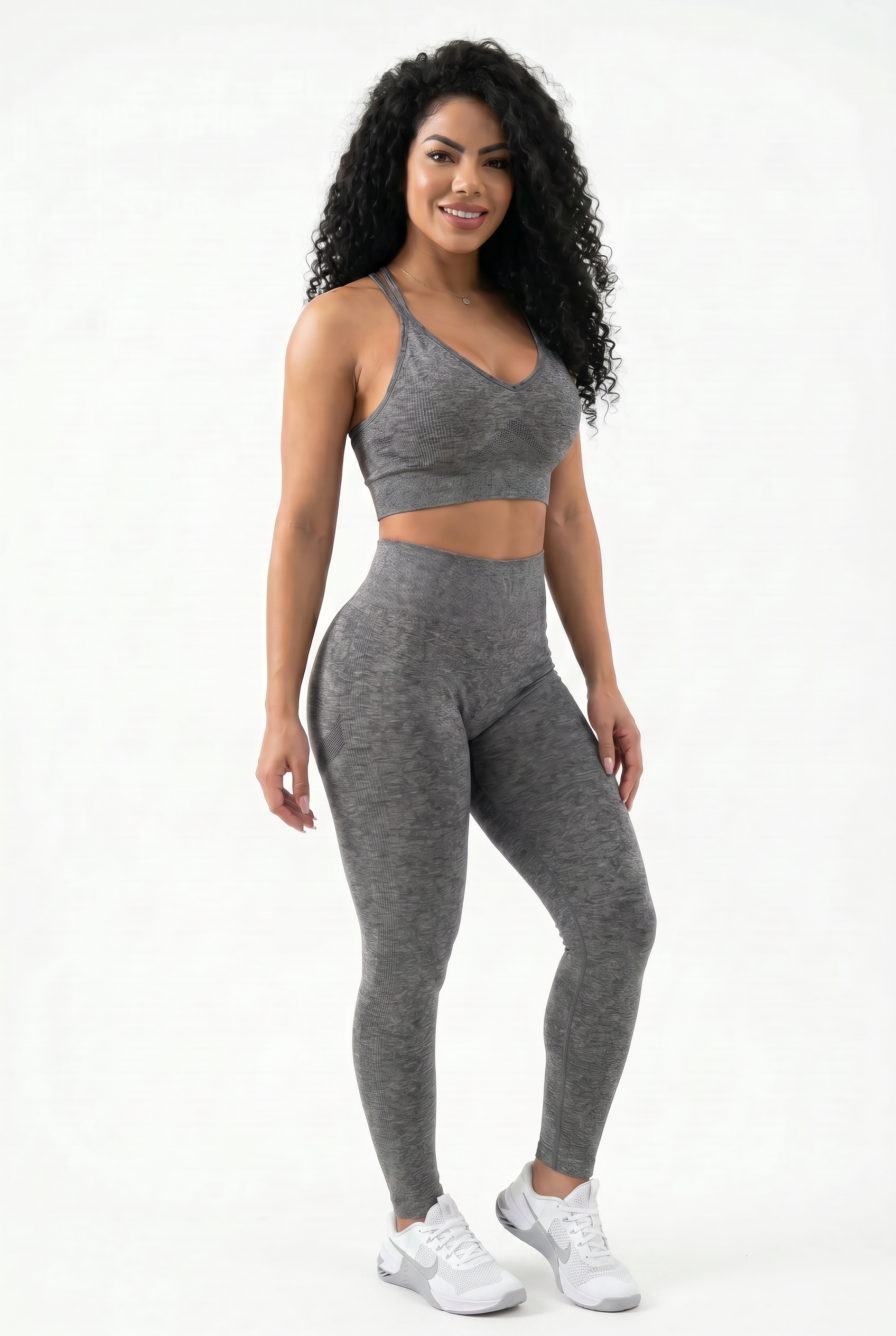 VYVAE High Elastic Sports Bra Gray - Studio