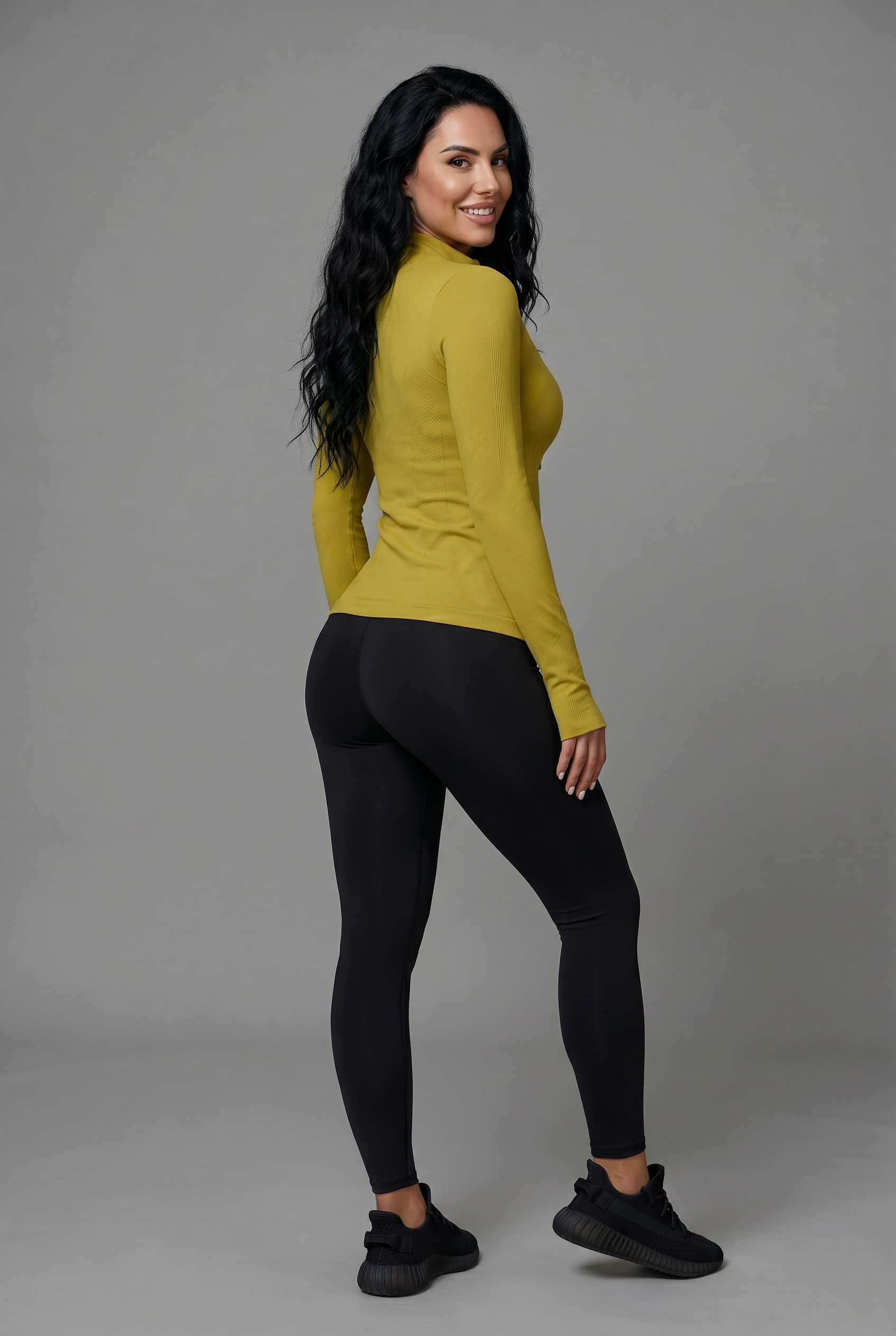 VYVAE Slim Fit Sports Jacket Yellow - Walking