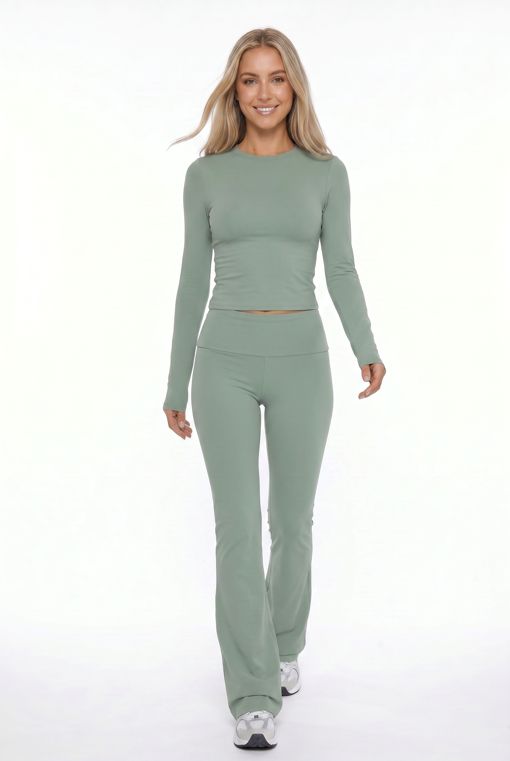 VYVAE Lounge 2-Piece Set Grass Green - Detail
