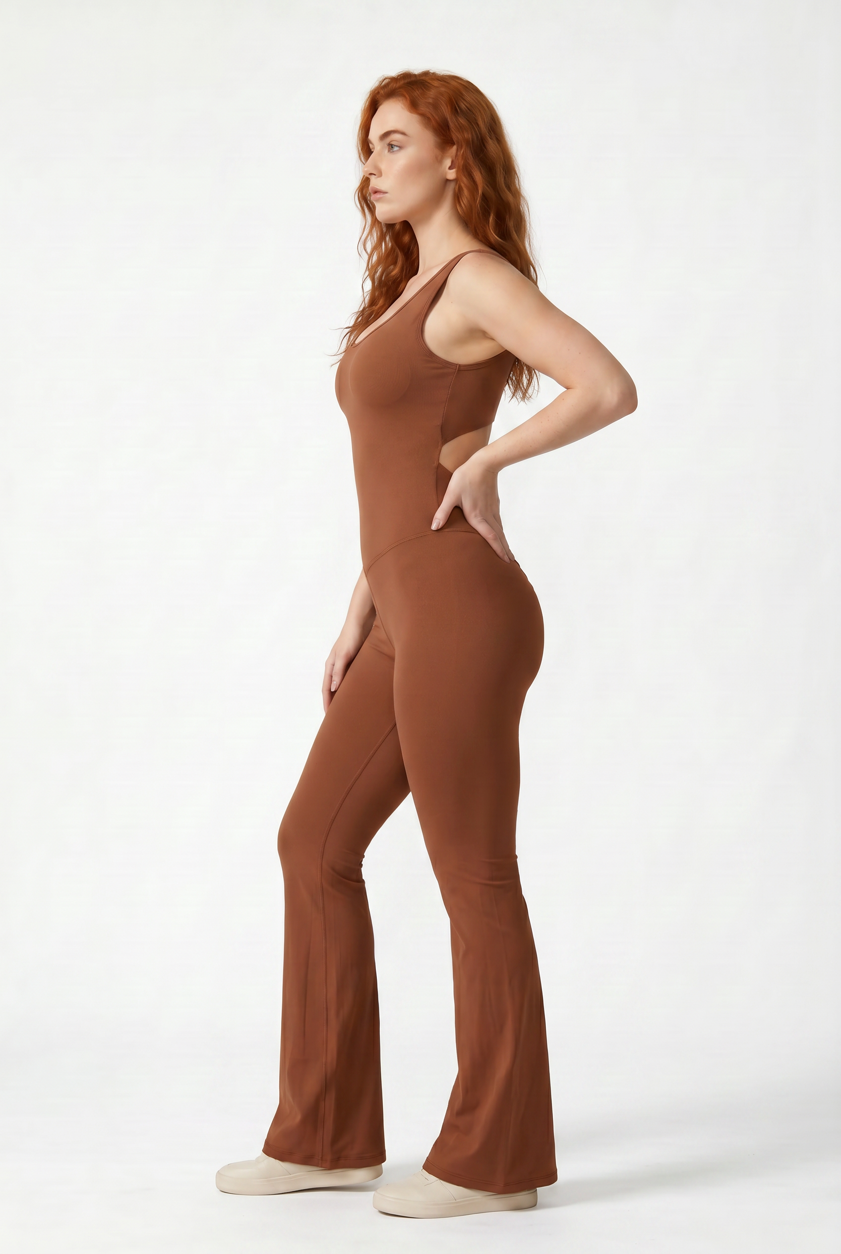 VYVAE V-Back Gym Set Coffee - Candid