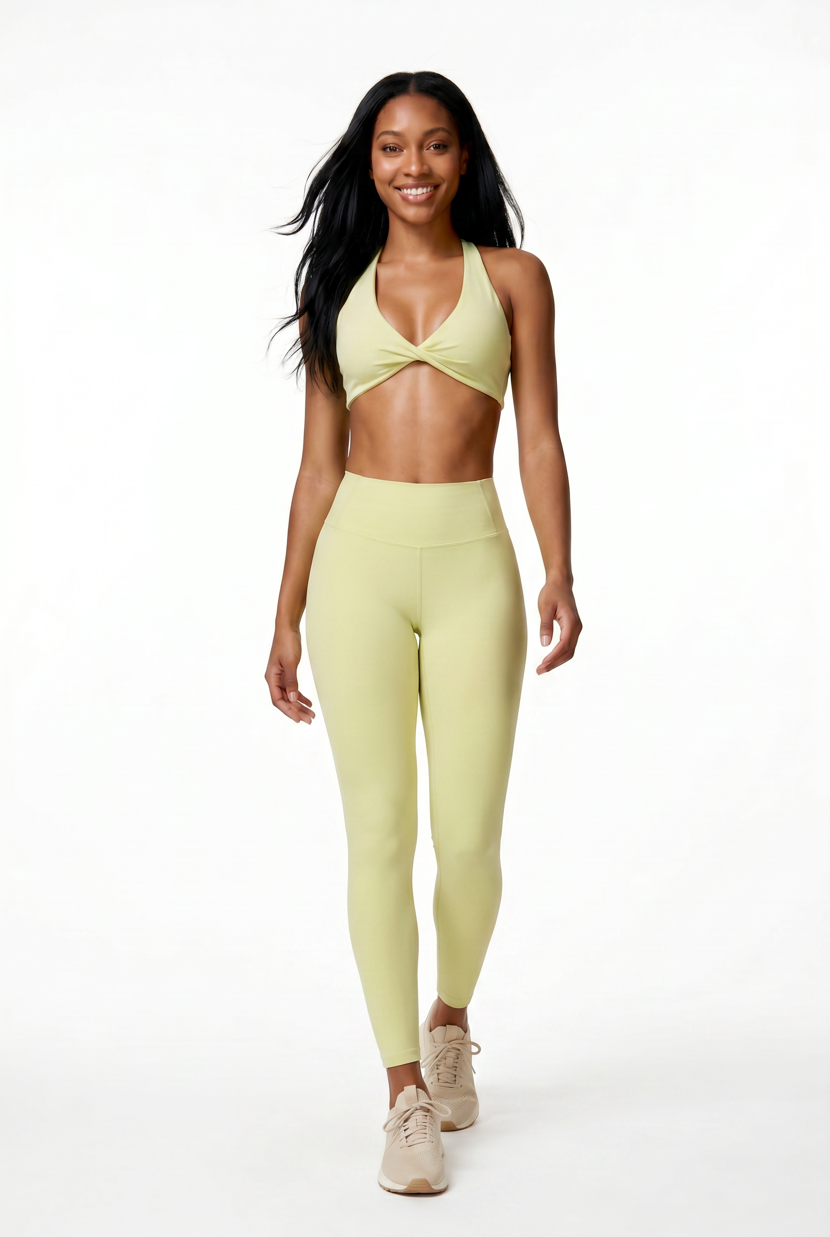 VYVAE Outdoor Yoga Bra Yellow Green - Candid