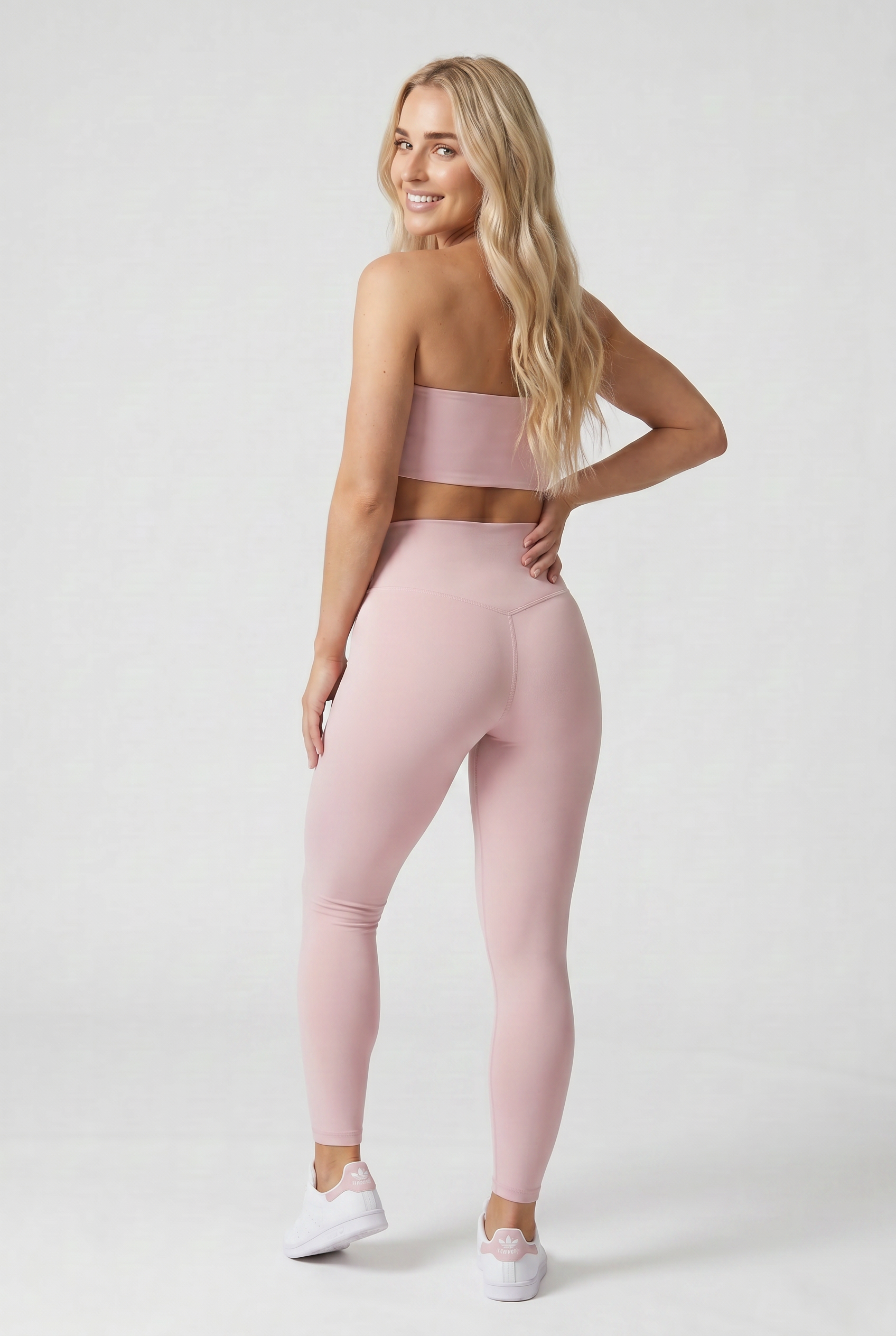 VYVAE Slim-Fit Yoga Suit Blue - Back