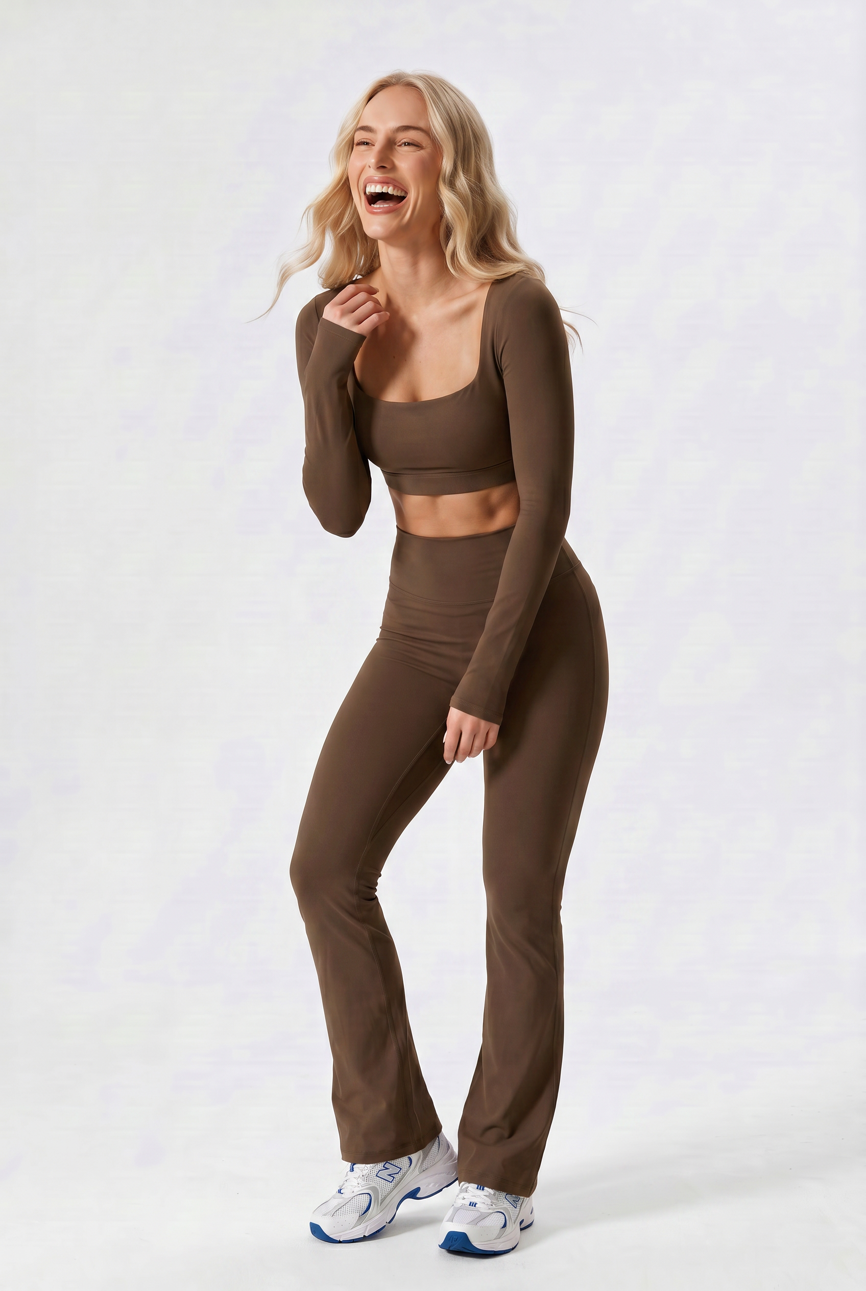 VYVAE Nude Feel Yoga Set Jiao Tea Coffee - Candid