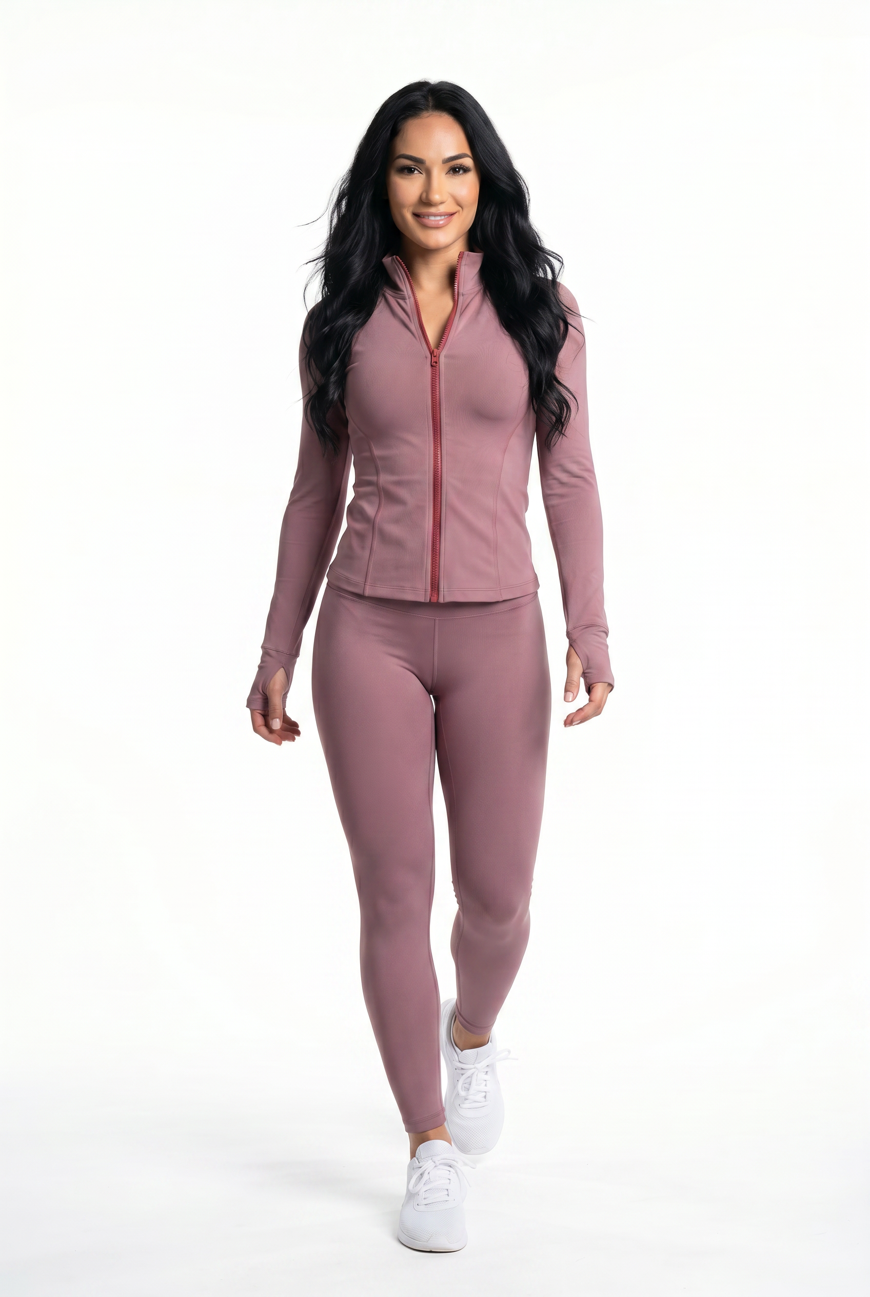 VYVAE Pocket Running Cardigan Purple - Walking