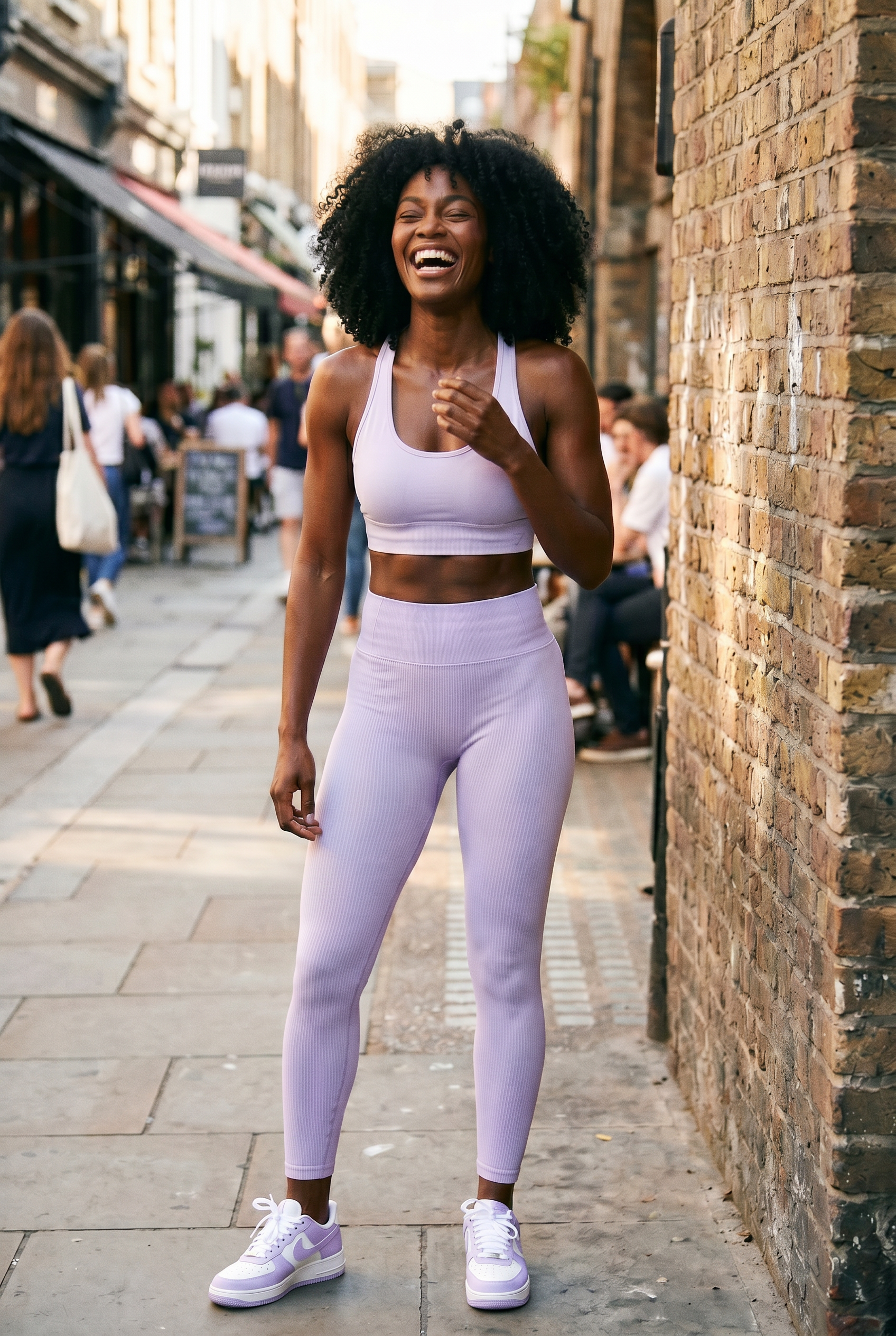 VYVAE Push-Up Yoga Set Lavender - Side