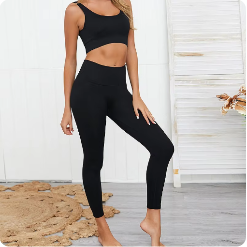VYVAE Seamless Active Set Gray - Back