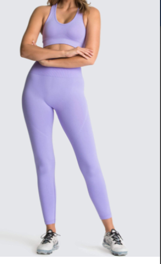 VYVAE Nude Fitness Set New Purple - Walking