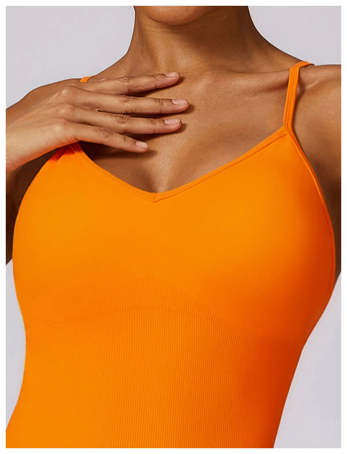 VYVAE Seamless Yoga Jumpsuit Brown - Side