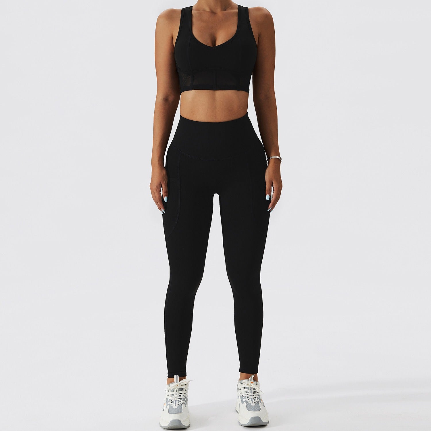 VYVAE Nude Fitness Set New Purple - Back