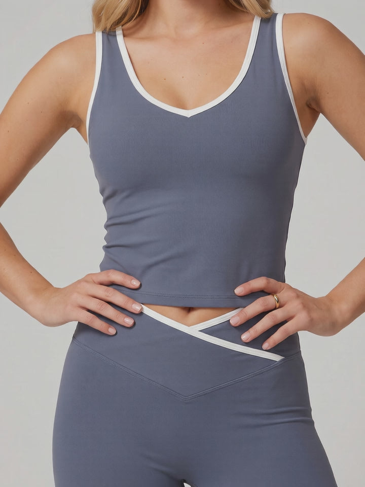 VYVAE 2-Piece Fitness Set Dusty Blue - 360 Video