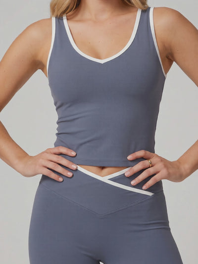 VYVAE 2-Piece Fitness Set Dusty Blue - 360 Video