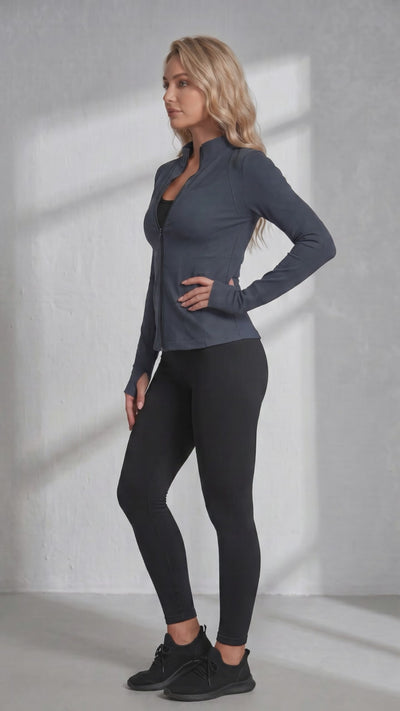 VYVAE Slim Fit Sports Jacket Navy - 360 Video